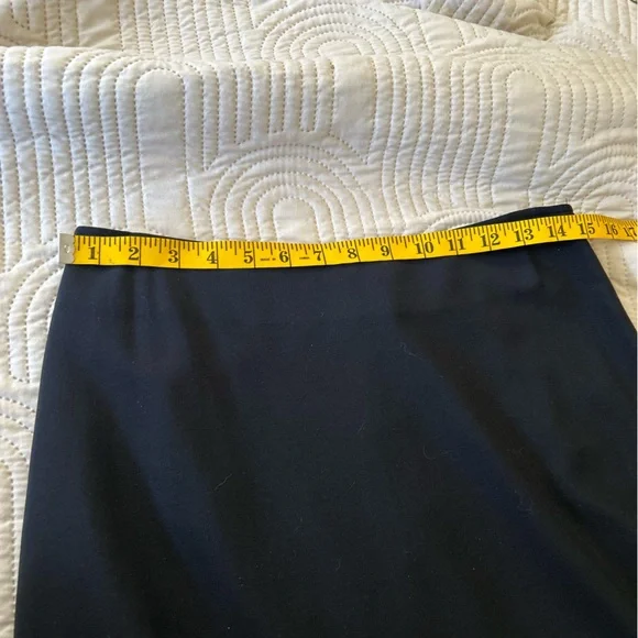 Theory for Bergdorf Goodman black maxi skirt. Side slits/wool blend/vintage 6/8